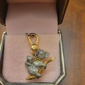 Juicy Couture Gold and Gray Koala Charm